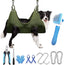 Pet Grooming Hammock Harness for Dogs & Cats,12 in 1 Breathable Dog Grooming Hammock for Bathing Washing Grooming and Clipping,Grooming Harness Bag with Nail Clipper/Nail File