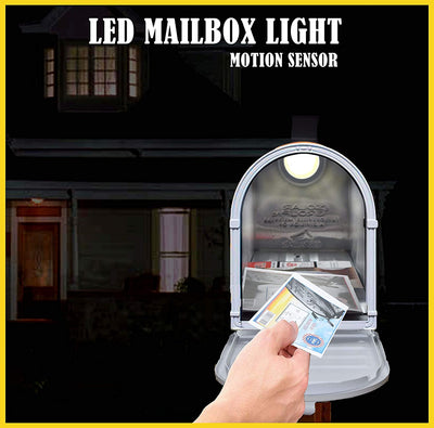 Motion Sensor LED Mailbox Light - Automatically Illuminates The Interior of Your Mailbox, When The Mailbox Door is Opened to See What is in There!