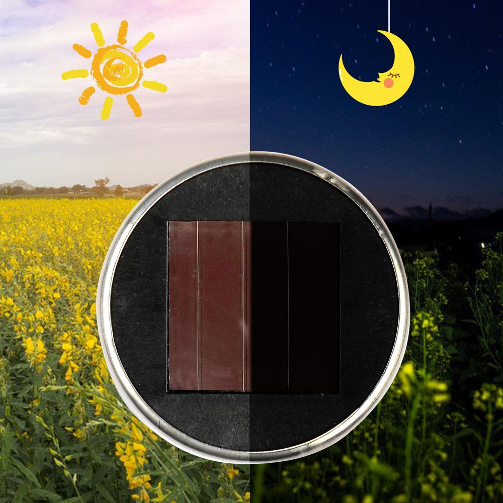 24 Pack Stainless Steel LED Solar Light