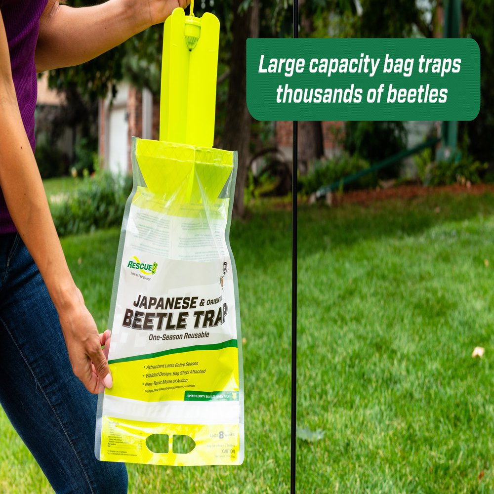 RESCUE! Outdoor Hanging Japanese and Oriental Beetle Trap, 1 Pack