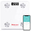 Body Fat Scale - Bathroom Digital Smart Wireless Bluetooth Scale with 13 Body Composition Analysis and Smartphone App Sync, 400 Lb, Large LED Display, White