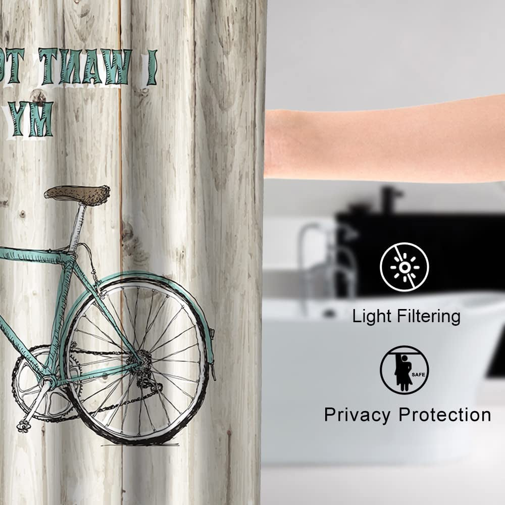 Bicycle Shower Curtain