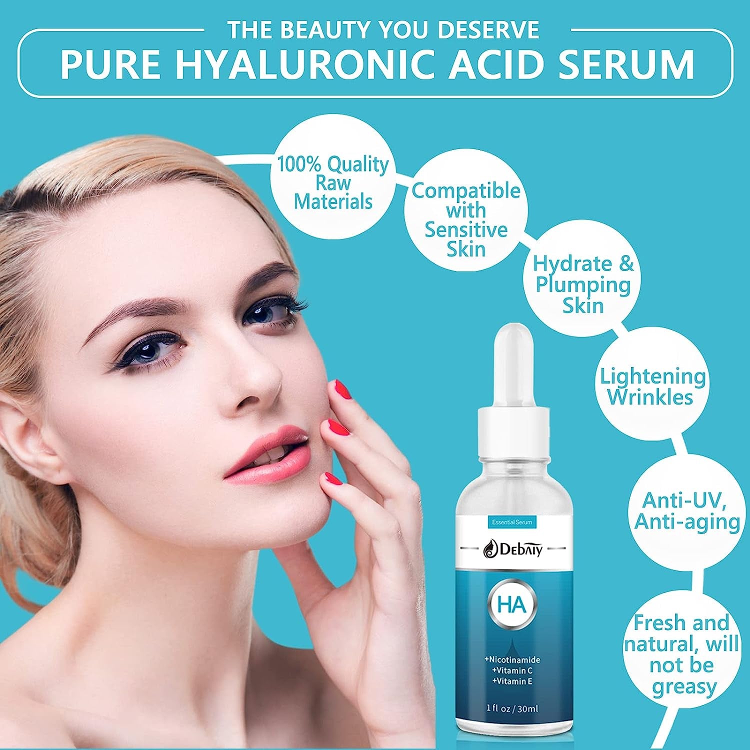 Hyaluronic Acid Serum for Face