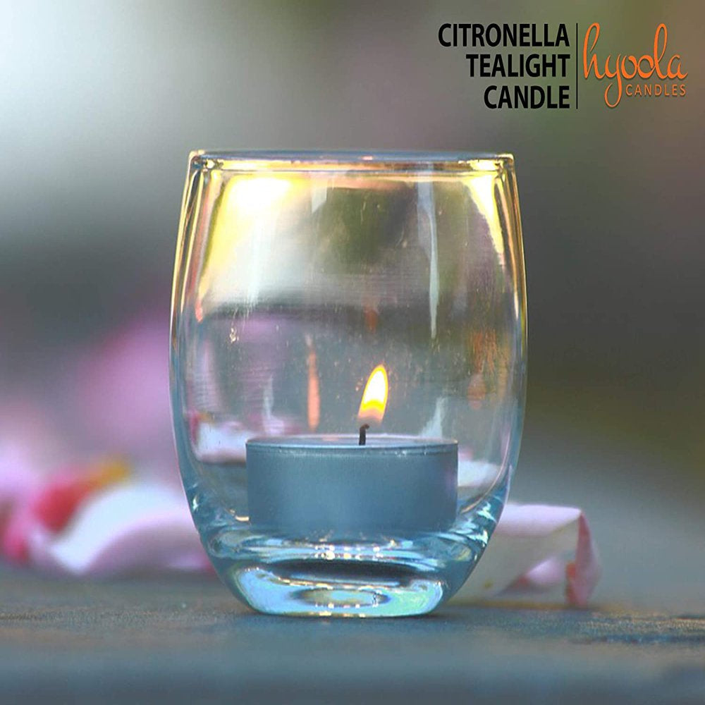 50 Pk Indoor and Outdoor Tealight Citronella Candles