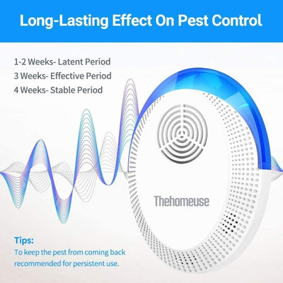 6 Pack Ultrasonic Pest Repeller Plug-Ins Electronic Indoor Home 