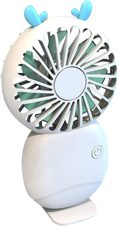  Personal Portable Folding Fan Speed Adjustable, Battery Operated 