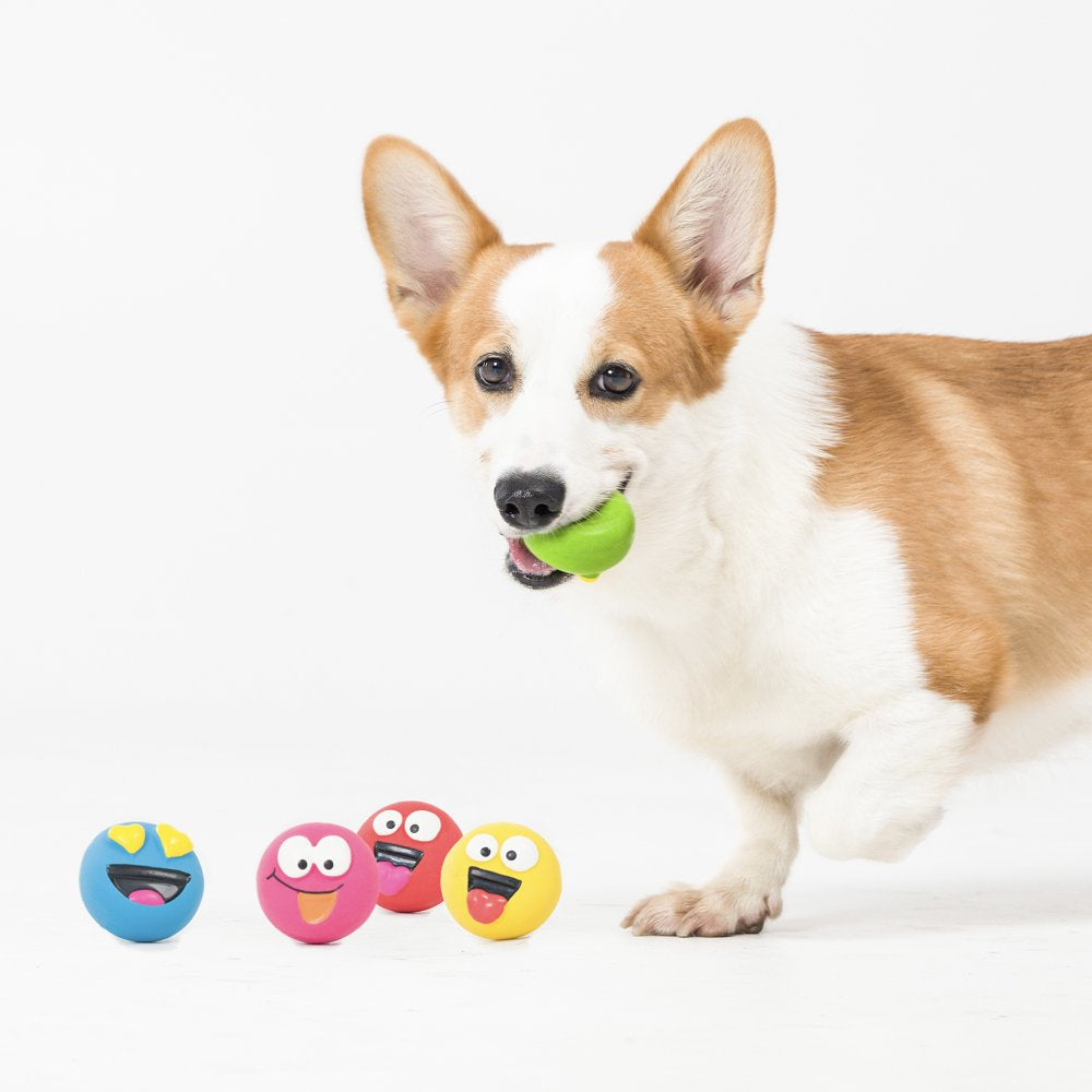 Playful Buddy Dog Toys, Emoticon, Extra Small, 5 Count