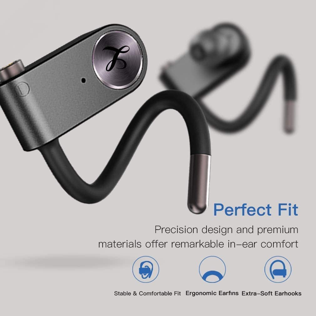Wireless Earbuds Sports World Bluetooth 5.0 Earphones Driving Headset Stereo in Ear 110H Playtime HD Call Talk Headphones Deep Bass with Charging Case 