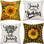 Set of 4 Summer Decorative Pillow Cover 