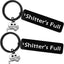 2pcs  Happy Camper RV Keychain Camping Gifts for Men Women Camper Trailer
