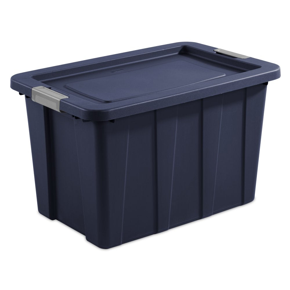 30 Gallon Dark Indigo Latch Tuff Tote