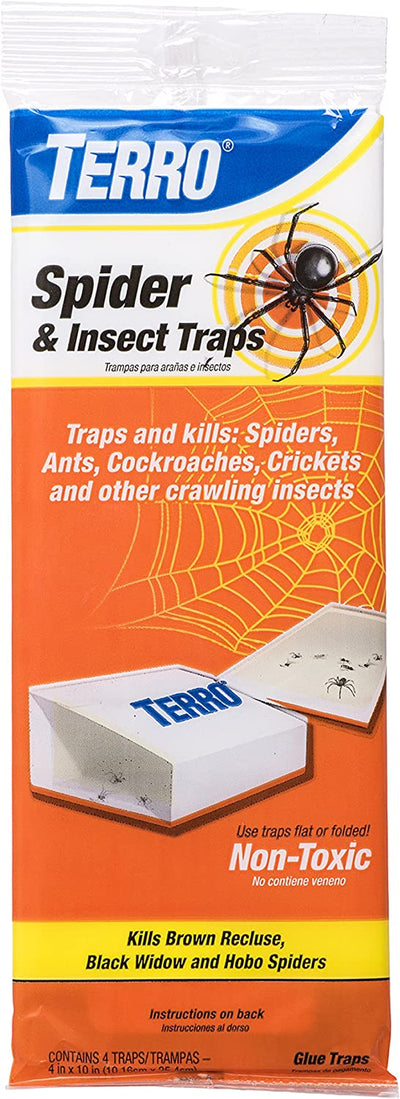Terro T3206 Spider & Insect Trap, 4 Count (Pack of 1)