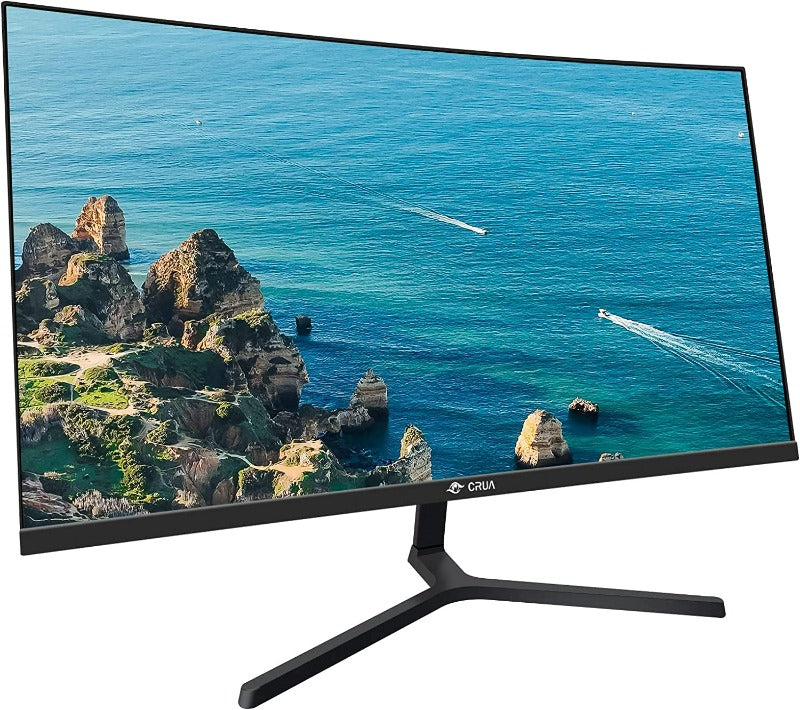  24" Curved Monitor, FHD(1920×1080p) 2800R 75HZ, 99% sRGB Color Gamut Computer Monitors, 3-Sided Narrow Bezel and Filter Blue Light Function, Desktop PC Monitor(HDMI, VGA)