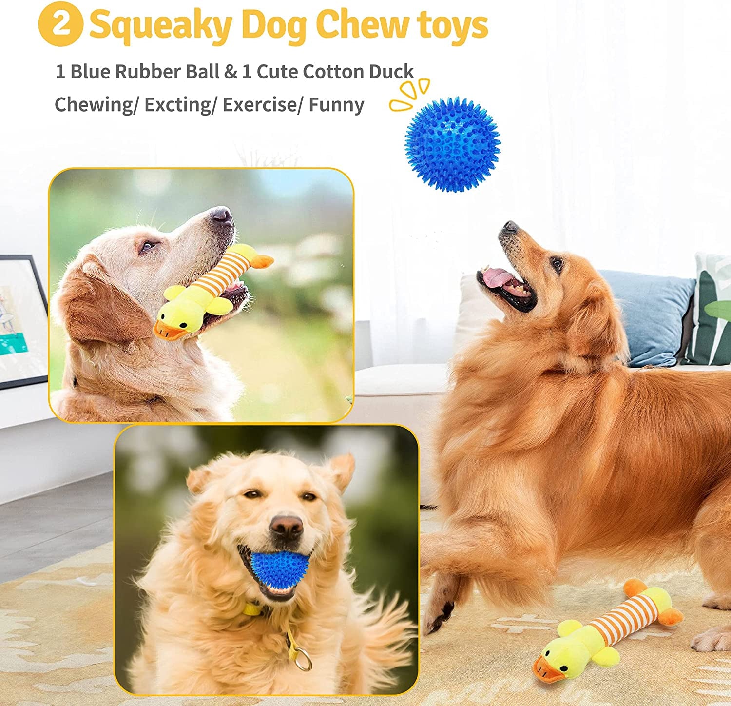 12 Pack Luxury Tough Dogs Toys for Aggressive Chewers 