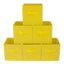 6 Pack Collapsible Cube Fabric Storage Bins (10.5"X10.5")
