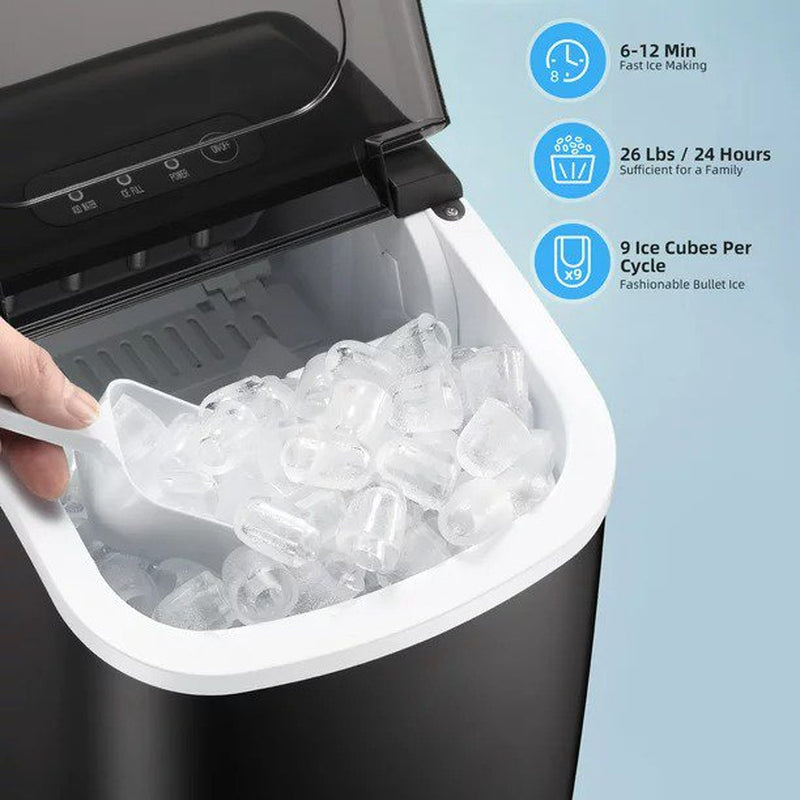  Ice Maker Countertop Make 26 Lbs Ice in 24 Hrs