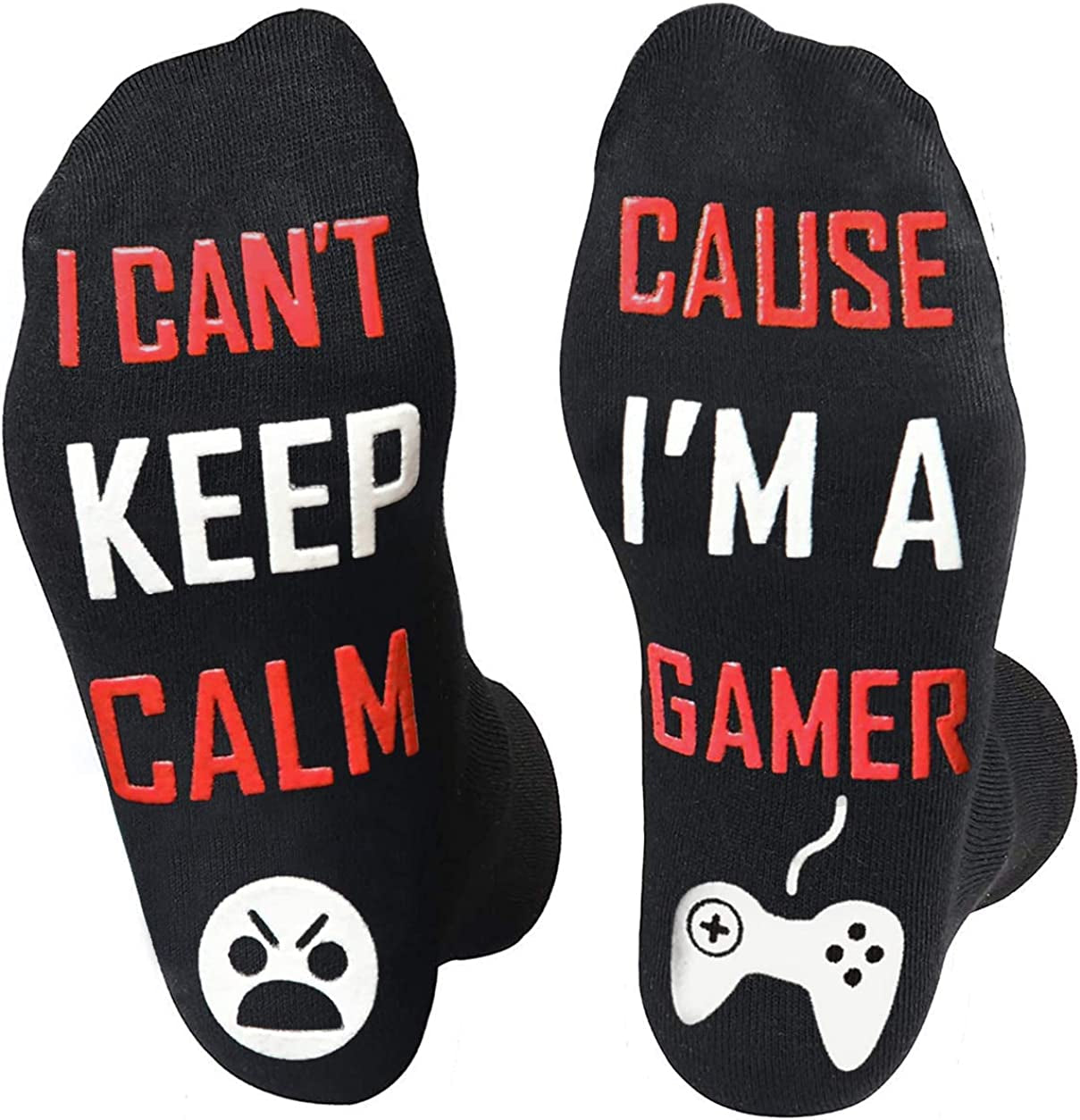  Gifts for Dad,Novelty Gaming Socks Fathers Day Gift from Son,Funny Socks Gift Stocking Stuffers for Men,Dad,Teens