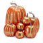 7Pcs Thanksgiving Artificial Pumpkin Home Decoration Sets, Artificial Vegetables Pumpkin for Fall Halloween Home Decor