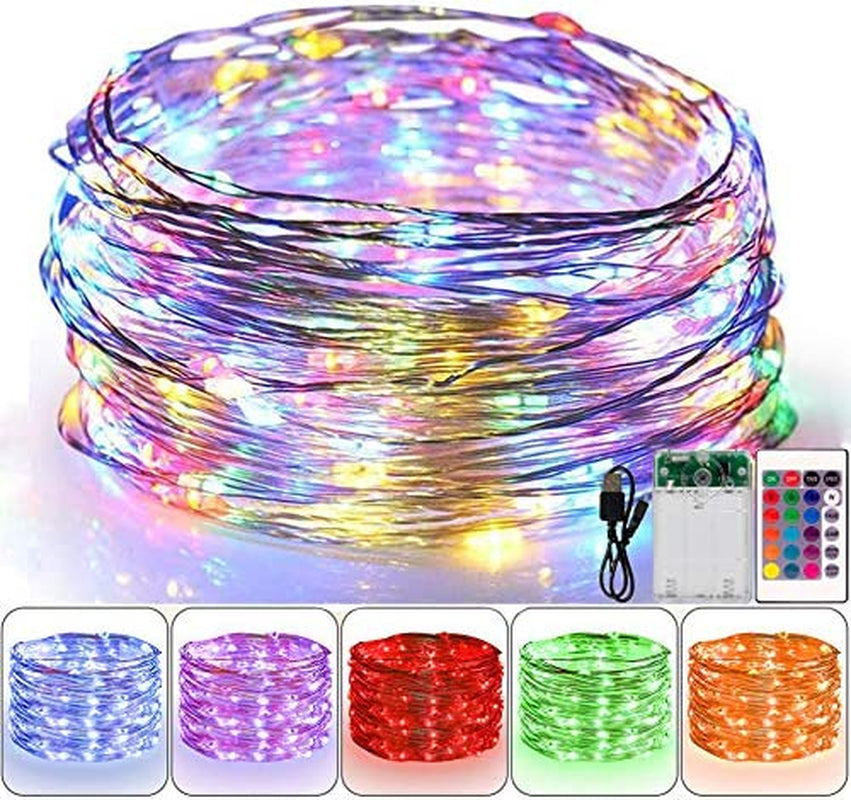 12Pcs Led String Lights Waterproof 7.2Ft/20 Leds Fairy Lights Battery Operated String Lights for Wedding, Home, Garden, Party, Christmas Decoration Luces