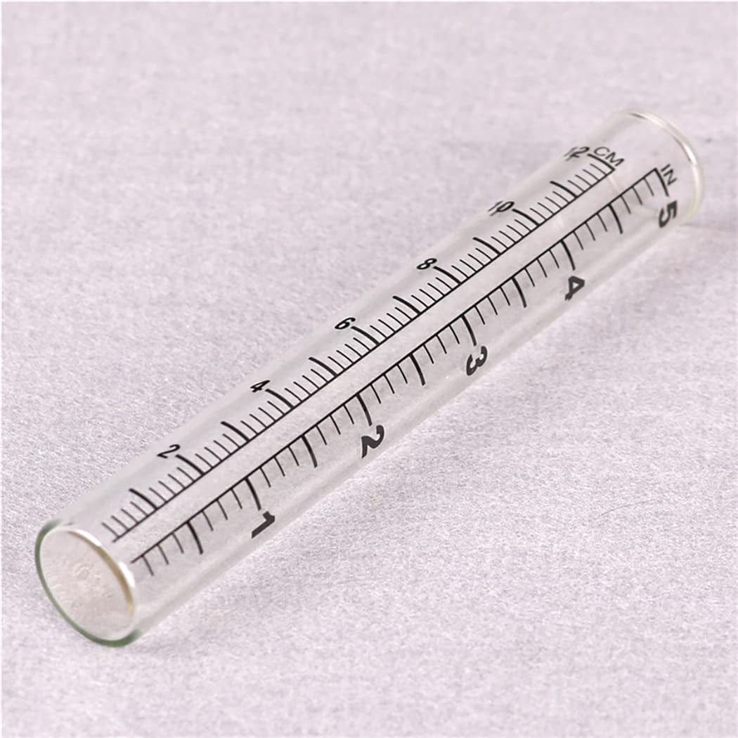  5" Rain Gauge Replacement Tube Glass for Outdoor Garden Yard Home, Best Rated 2 Pcs
