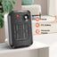 Andily 500W Space Heater Electric Heater for Home&Office Indoor Use Small Heater on Desk with Safety Power Switch PTC