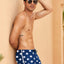  Mens Swimsuit Swim Trunks with Mesh Lining American Flag Swimwear Briefs Board Shorts