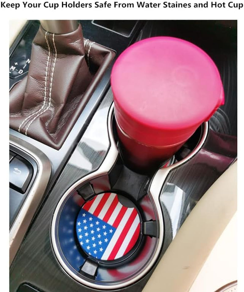 Car Coasters Pack of 2 (Flag)