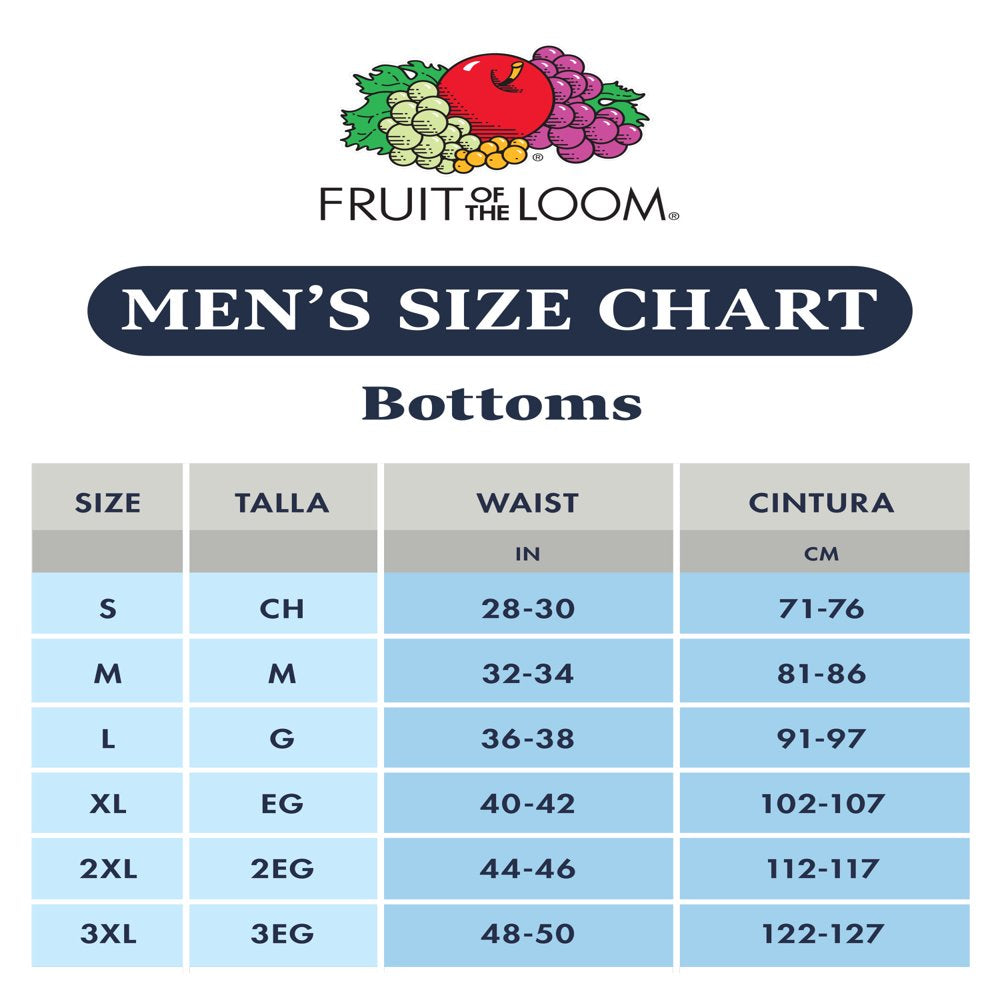 Fruit of the Loom Men'S White Briefs, 9 Pack, Sizes S-XL