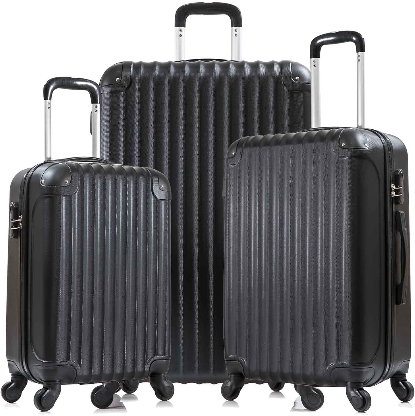 3 Piece Suitcase with Spinner Wheels, Luggage Suitcases Lightweight Clearance, Travel Luggage Set Includes 20 /24 /28 Inch