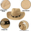Summer Straw Cowboy Hat for Women