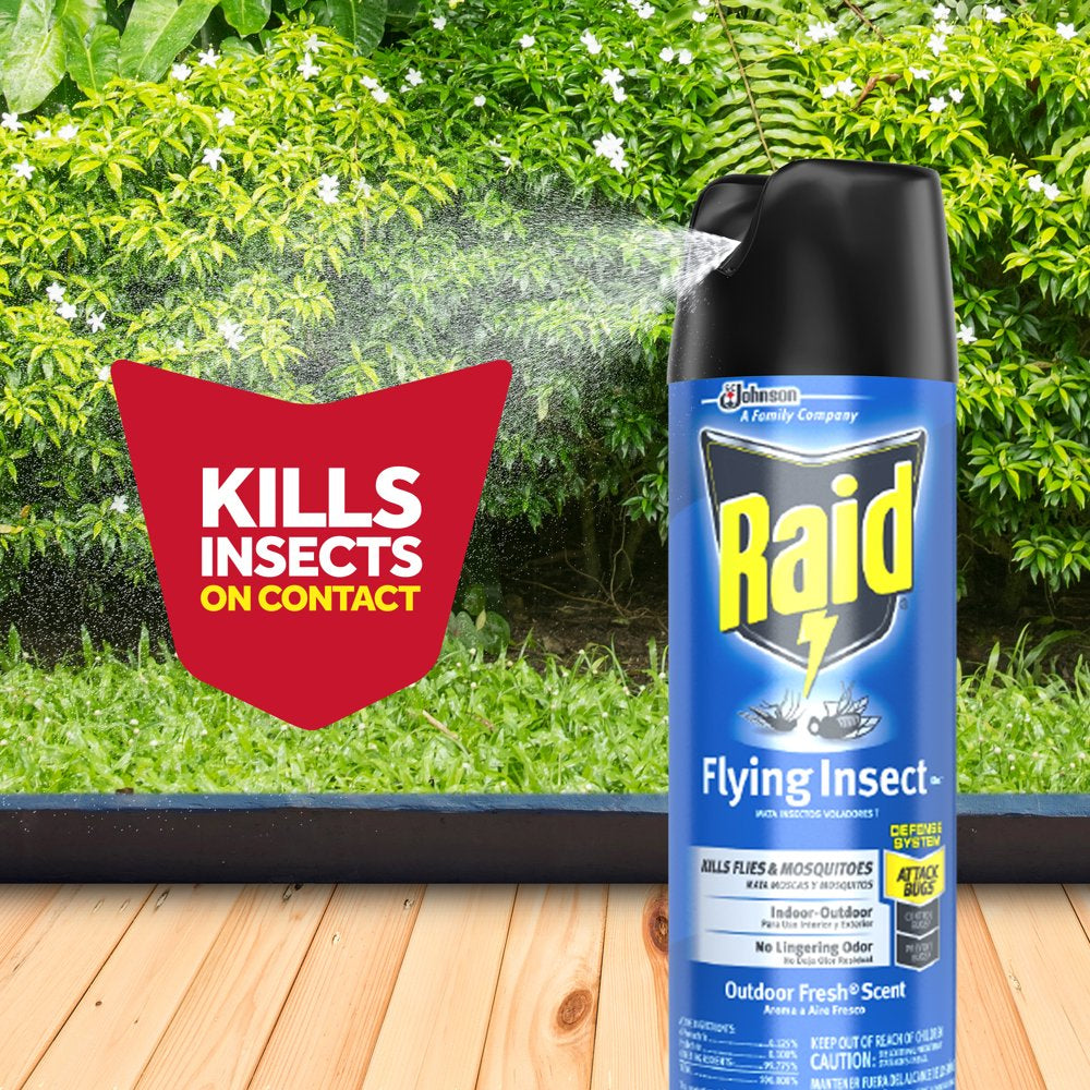 Raid Flying Insect Killer 7, 15 Oz, 2 Ct