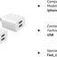 USB Wall Charger Block 2Pack