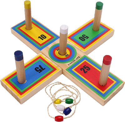 Ring Toss Game for Kids, Families Parent-Child Lawn Game Set, Backyard Games Adult and Family Outdoor Games 