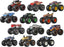 ​Hot Wheels Monster Trucks 1:64 Scale 4-Pack with Giant Wheels Gift Idea for Kids 3 to 6 Years Old [Sytles May Vary]