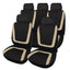 Premium Quality 5-Seat Auto Car Seat Covers Front Rear Head Rest Cover Protector Universal