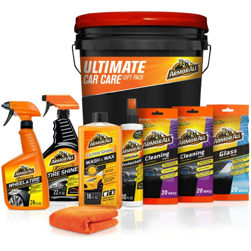 10-Pieces Armor All Ultimate Car Care Gift Set, Auto Cleaners