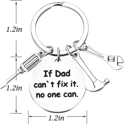  Fathers Day Keychain Gifts for Dad from Daughter Son Kids,Dad Gifts Keychain,Gifts for Father Stepdad Husband Men,Funny Gifts for Fathers Day Birthday Valentines Day Thanksgiving Day Christmas