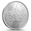 1 Oz Canadian Fine Silver Elizabeth II Maple Leaf Coin BU