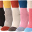  5 Pairs Winter Warm Crew Vintage Socks, Novelty Socks for Women & Girls