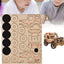 3D Puzzles, 3D Handmade DIY Car Model Wooden Puzzle Toys Building Blocks Kid Child Woodcraft Assembly Kit Puzzle Self Assembling Model for Adults Teens Kids