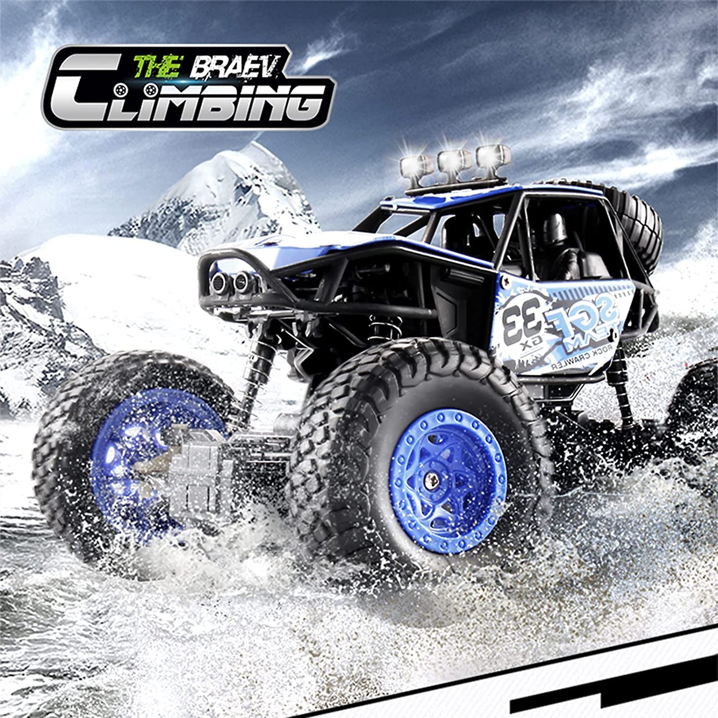 PXI 1:20 RC Car Crawler with Two Motors Crash-Resistant 4X4 Off-Road Vehicle Electric Toy Car Remote Control Car
