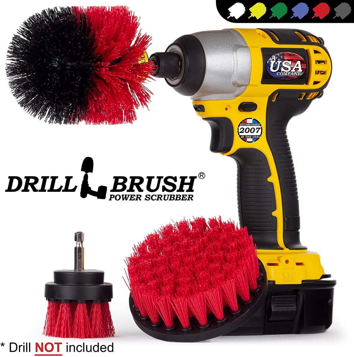 Drill Brush Power Scrubber 