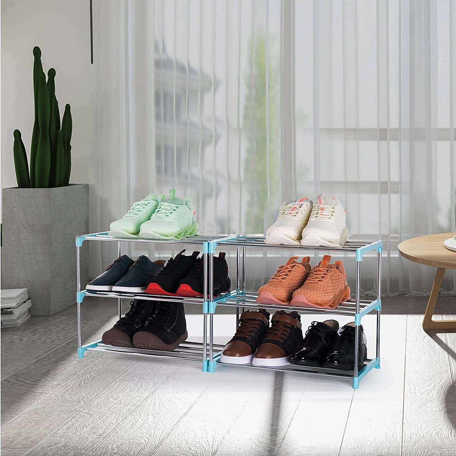  3-Tier Stackable Small Shoe Rack