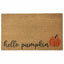 Natural Coir "Hello Pumpkin" Autumn Harvest Doormat 18" X 30"