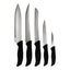  12 Piece Cutlery Set with Soft Grip Handles and Wood Storage Block