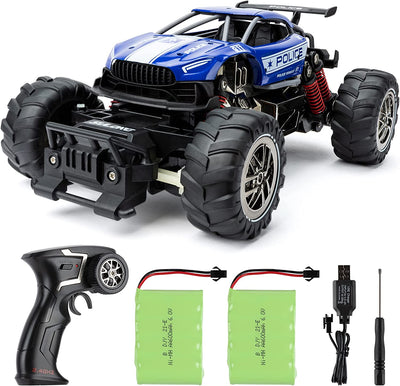 Remote Control Car, 1:14 Scale Rc Cars High Speed off Road Rc Truck with 2.4 Ghz Remote Control Waterproof Electric Rc Rock Crawler All Terrain Toys Vehicles with Rechargeable Batteries