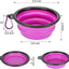  2 Pack Large Size Collapsible Dog Bowl