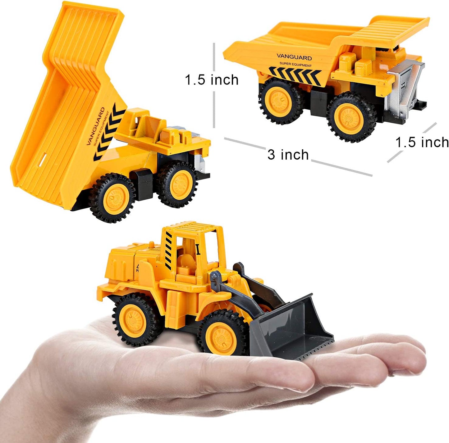Construction Vehicles Truck Toys with Playmat