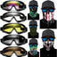 10 Packs Motorcycle Accessories, 5PCS Dirt Bike Ski Goggles Dustproof Windproof Safety Glasses and 5PCS Face Masks