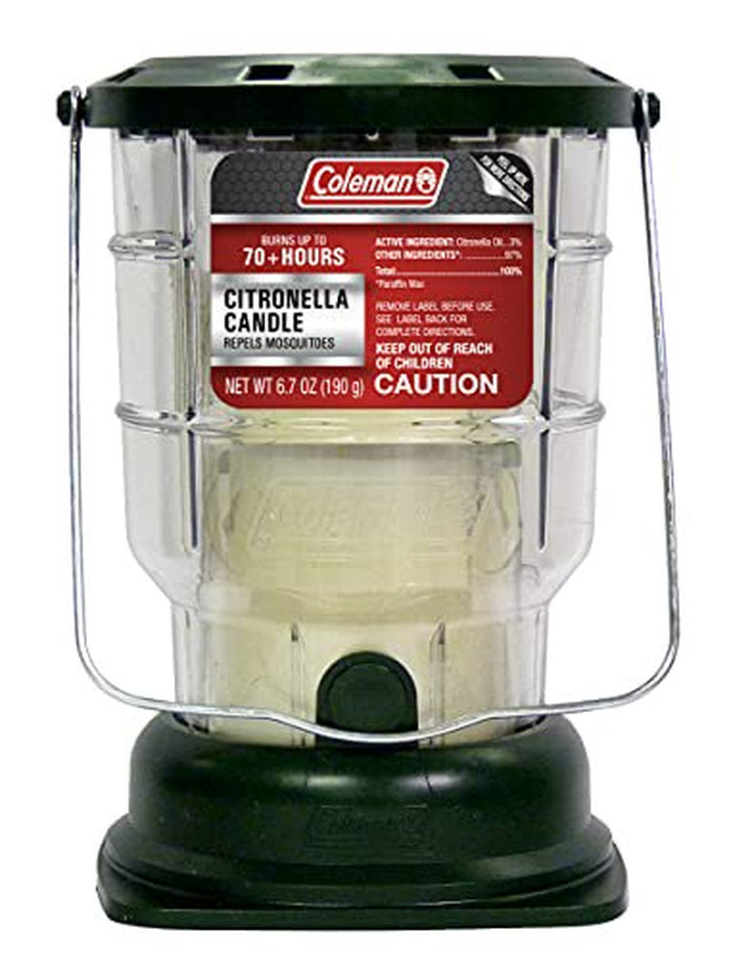 Coleman Citronella Candle Outdoor Lantern - 70+ Hours, 6.7 Ounce